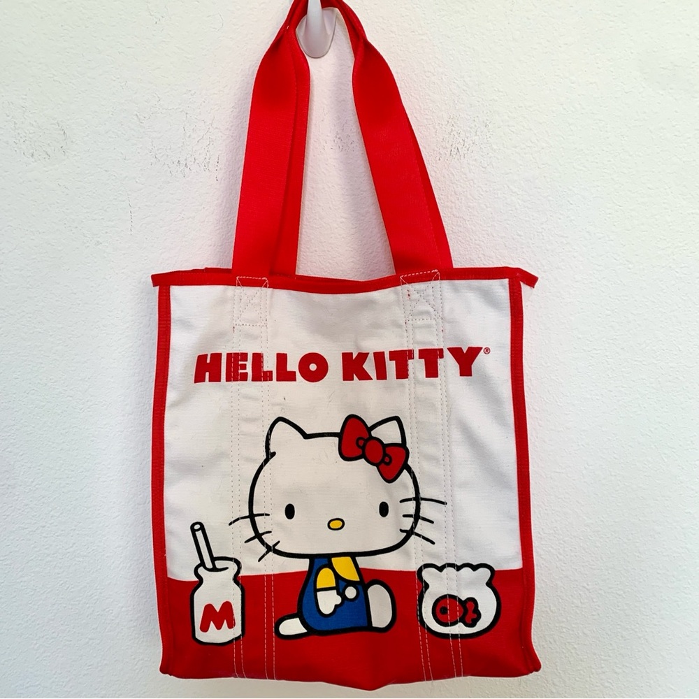 NWT Hello Kitty Three Apples Limited Edition Reversible Tote